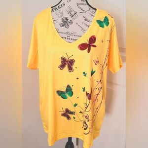 Tyiszil Women's Short Sleeved Dressy Casual Blouse